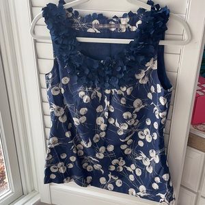 Boden Navy Blouse